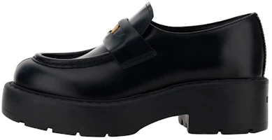 (Women) MIU MIU Leather Slip-On Platform 'Black' 5D926D_B4L_F0002_F_055 (Women) MIU MIU Leather Slip-On Platform 'Black' 5D926D_B4L_F0002_F_055