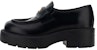 (W) MIU MIU Kasut Kulit Slip-On Platform 'Hitam' 5D926D_B4L_F0002_F_055