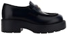 (W) MIU MIU Kasut Kulit Slip-On Platform 'Hitam' 5D926D_B4L_F0002_F_055