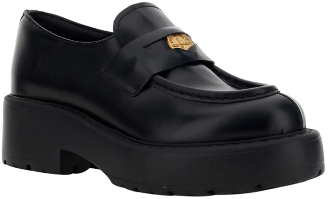 (Women) MIU MIU Leather Slip-On Platform 'Black' 5D926D_B4L_F0002_F_055 Lookbook (Women) MIU MIU Leather Slip-On Platform 'Black' 5D926D_B4L_F0002_F_055