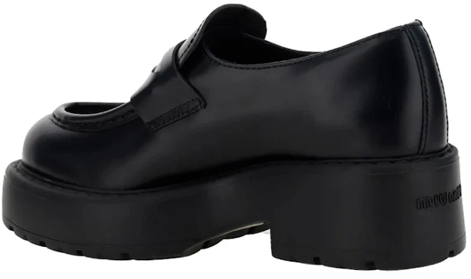 MIU MIU 小牛皮 套腳 厚底鞋 女款 黑色 Purchase MIU MIU 小牛皮 套腳 厚底鞋 女款 黑色