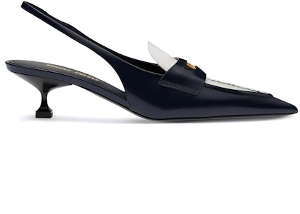 (W) MIU MIU Kulit Slip-On Hujung Runcing Stiletto 'Biru Putih' 5D901D_276_F0967_F_045 Order (W) MIU MIU Kulit Slip-On Hujung Runcing Stiletto 'Biru Putih' 5D901D_276_F0967_F_045