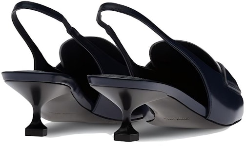 (W) MIU MIU Kulit Slip-On Hujung Runcing Stiletto 'Biru Putih' 5D901D_276_F0967_F_045 Purchase (W) MIU MIU Kulit Slip-On Hujung Runcing Stiletto 'Biru Putih' 5D901D_276_F0967_F_045