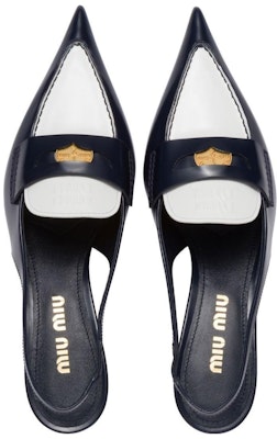 (W) MIU MIU Kulit Slip-On Hujung Runcing Stiletto 'Biru Putih' 5D901D_276_F0967_F_045 Lookbook (W) MIU MIU Kulit Slip-On Hujung Runcing Stiletto 'Biru Putih' 5D901D_276_F0967_F_045