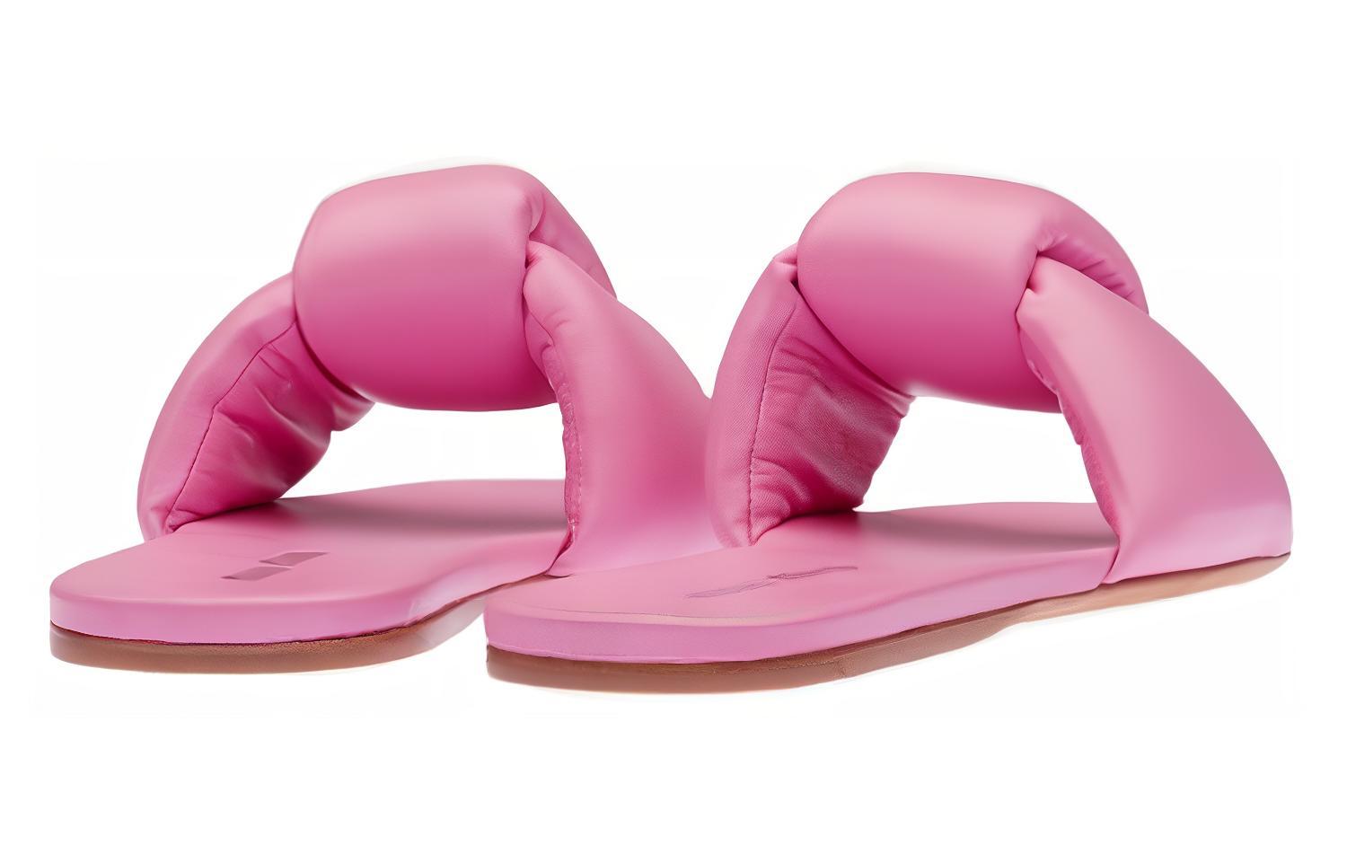 Shop (W) MIU MIU 皮革拖鞋 '粉色' 5XX546_LYB_F0638_F_005