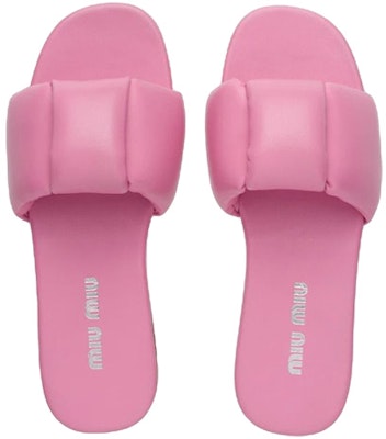 (W) Sandal Kulit MIU MIU 'Pink' 5XX546_LYB_F0638_F_005 Shop (W) Sandal Kulit MIU MIU 'Pink' 5XX546_LYB_F0638_F_005