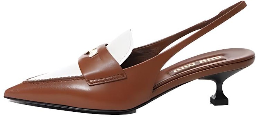 (Women) MIU MIU Leather Stiletto 'Brown Comfort Casual' 5D901D_276_F031W Buy (Women) MIU MIU Leather Stiletto 'Brown Comfort Casual' 5D901D_276_F031W