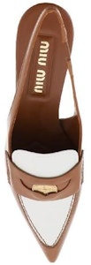 (W) ミュウミュウ レザー スティレット ブラウン (MiuMiu Leather Stiletto Brown) 5D901D_276_F031W Shop (W) ミュウミュウ レザー スティレット ブラウン (MiuMiu Leather Stiletto Brown) 5D901D_276_F031W