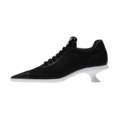 (W) MIU MIU Leather Stiletto 'Fashion Pointed Toe Black'