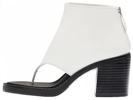 (Women) MIU MIU Leather Zip Ankle Boots 'White' 5TK057_3AQP_F0009_F_M080 (Women) MIU MIU Leather Zip Ankle Boots 'White' 5TK057_3AQP_F0009_F_M080