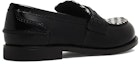 Purchase (W) MIU MIU Loafer 'Hitam Fesyen Selesa' 5D773D_3LNY_F0002_F_A020