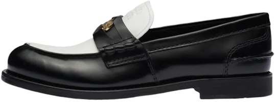 (Women) MIU MIU Loafer 'Black White' 5D773D_AZE_F0967_F_020 (Women) MIU MIU Loafer 'Black White' 5D773D_AZE_F0967_F_020