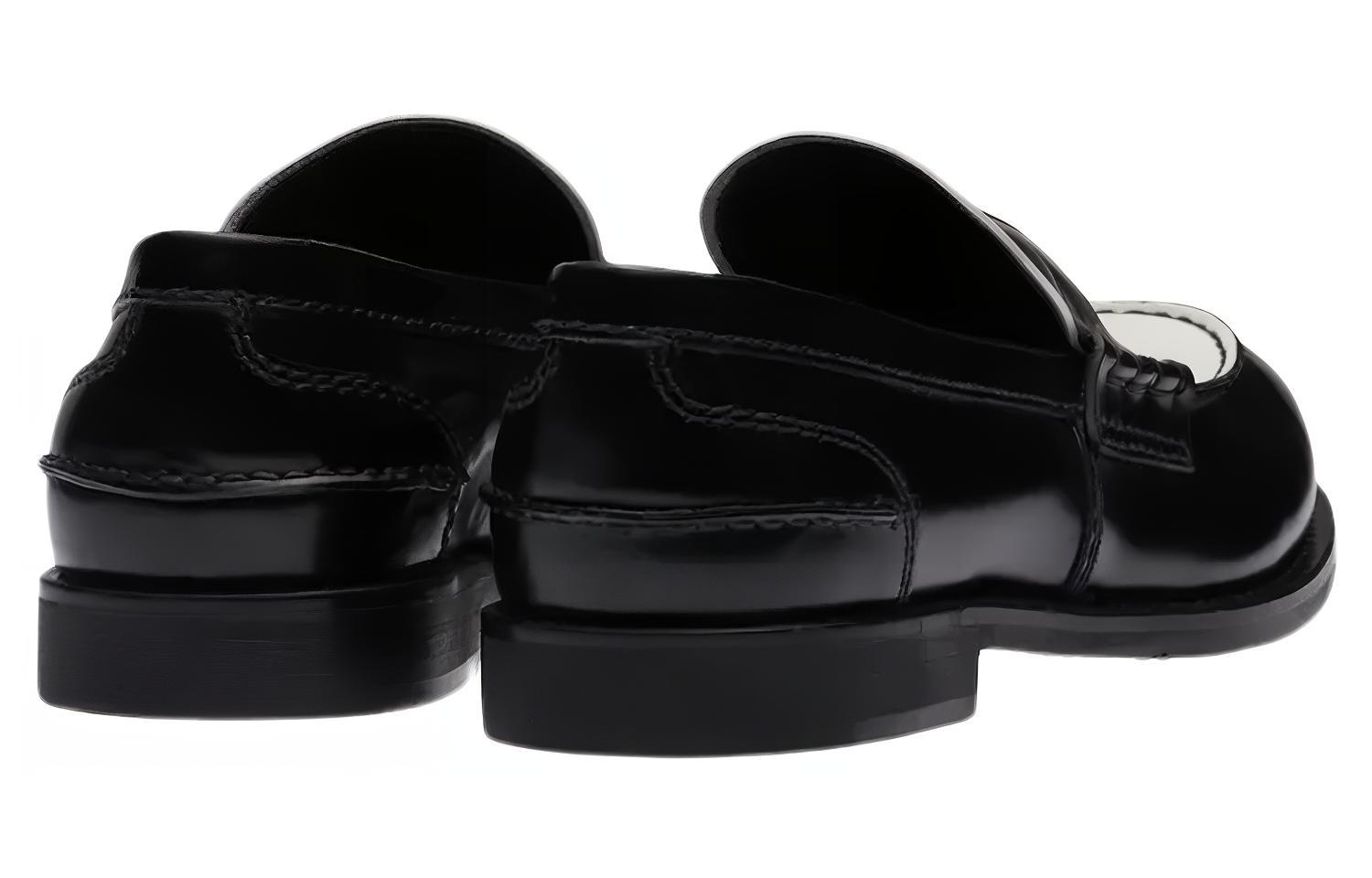 Shop (W) MIU MIU 乐福鞋 '黑白' 5D773D_AZE_F0967_F_020