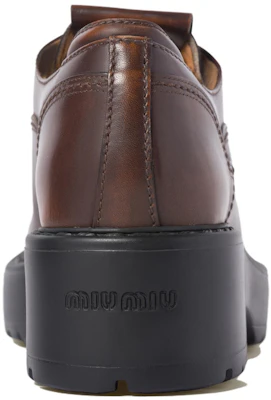 (W) MIU MIU Mocassins ''Confortables Polyvalents Marron'' 5E964D_3KY8_F0038_F_055 Purchase (W) MIU MIU Mocassins ''Confortables Polyvalents Marron'' 5E964D_3KY8_F0038_F_055
