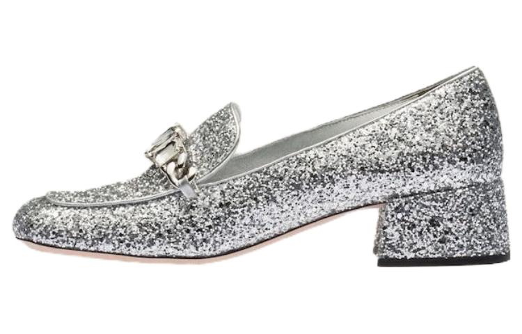 (Women) MIU MIU Loafer 'Glitter' 5D993D_36B_F0118_F_D035