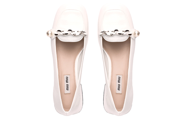 (W) MIU MIU Loafer 'Patent White' 圖 5