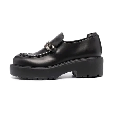 (W) MIU MIU Loafer 'Simplistic Artistic Black'