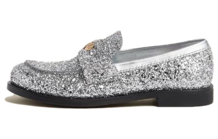 (W) MIU MIU Loafers 'Silver CMFT'