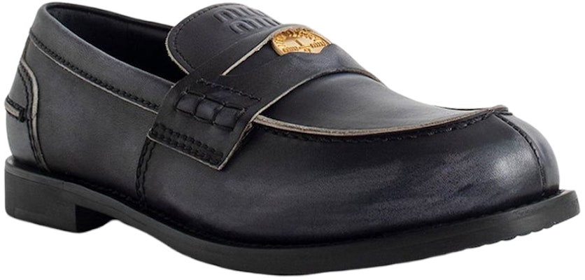 (W) 미우미우 빈티지 블루 로퍼 5D773D_3G48_F0002 Order (W) 미우미우 빈티지 블루 로퍼 5D773D_3G48_F0002