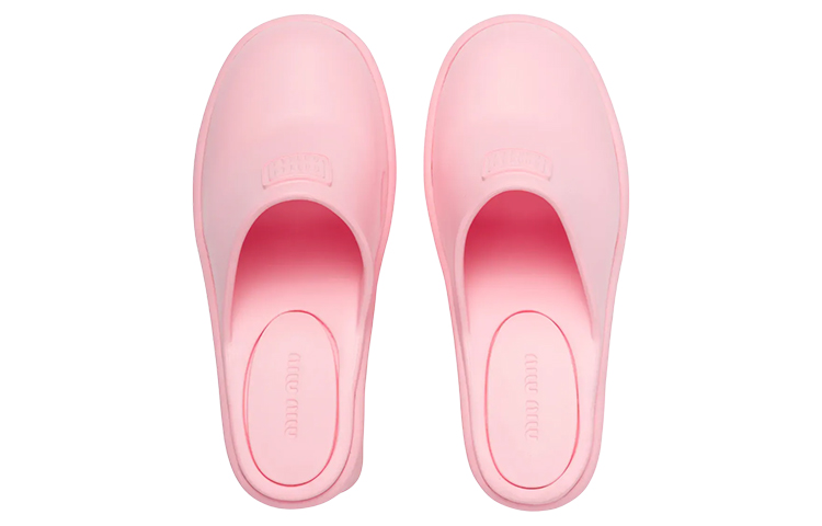 Purchase (W) Sandalias Mule MIU MIU con Logo Adornado 'Rosa' 5I681D_3LKZ_F0028_F_G065