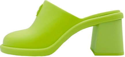 (Women) MIU MIU Logo Embossed High Heel Mule 'Fluorescent Green' 5I681D_3LKZ_F0V96 (Women) MIU MIU Logo Embossed High Heel Mule 'Fluorescent Green' 5I681D_3LKZ_F0V96