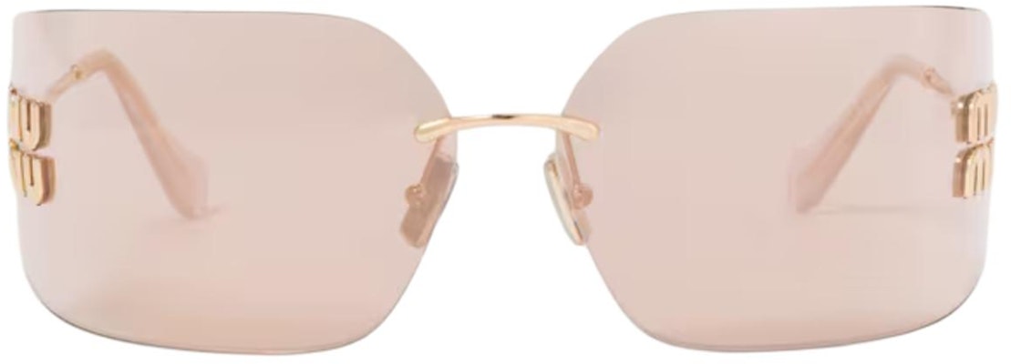 (W) Kacamata Wanita MIU MIU Logo Embossed Irregular - Emas. SMU54YMZVNFE20FC080 Shop (W) Kacamata Wanita MIU MIU Logo Embossed Irregular - Emas. SMU54YMZVNFE20FC080