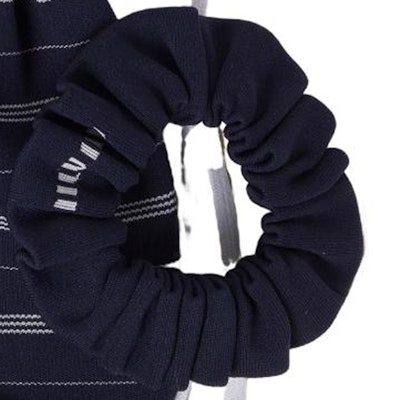 (W) MIU MIU 标志织物发饰 蓝色. 5IF1852C32 Lookbook (W) MIU MIU 标志织物发饰 蓝色. 5IF1852C32