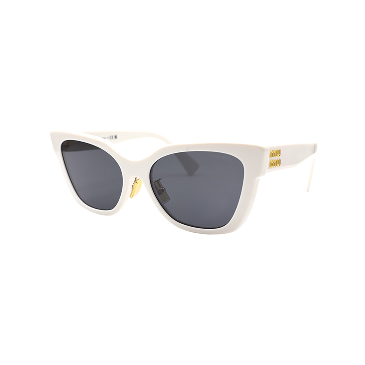 (Women) MIU MIU Logo Holiday Travel Butterfly Sunglasses Women’s White SMU02Z-142-5S0