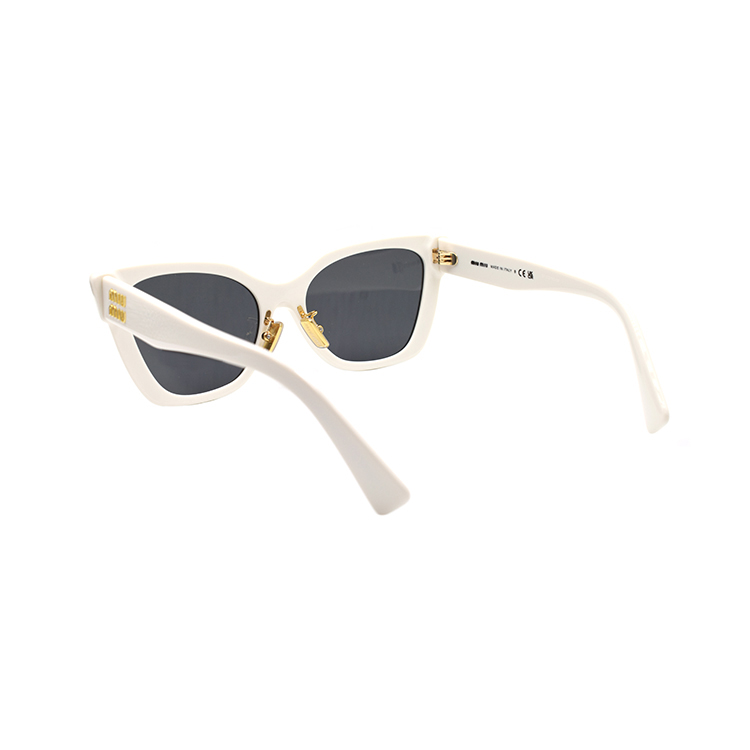 (Women) MIU MIU Logo Holiday Travel Butterfly Sunglasses Women’s White SMU02Z-142-5S0 圖 4