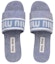 Purchase (W) MIU MIU Sandal Logo Jacquard Biru Denim 5XX558_3LKY_F0016_F_005