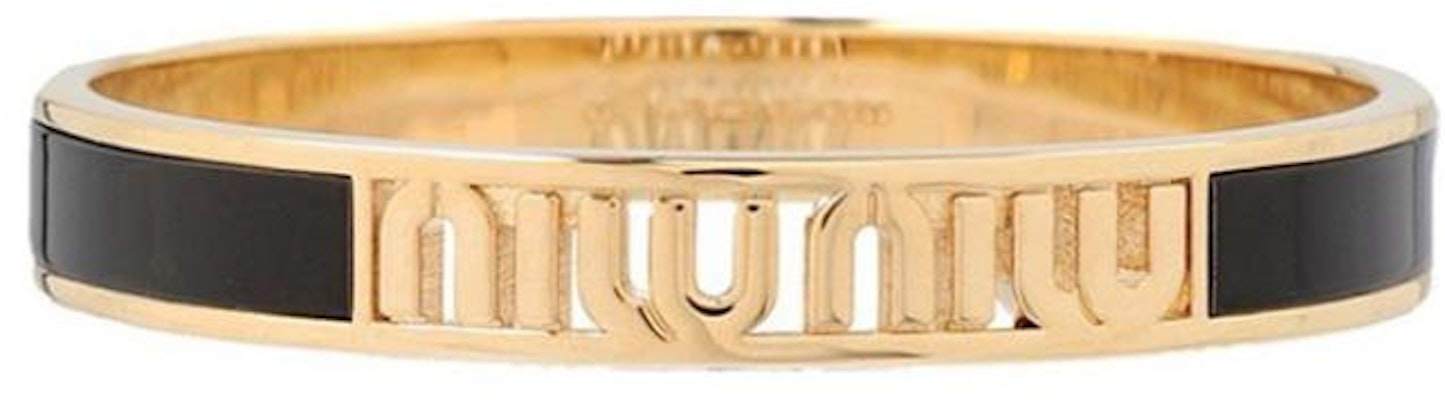 (W) MIU MIU ロゴ メタル ブレスレット レディース - ブラック. 5JB407_2F6T_F0002 Order (W) MIU MIU ロゴ メタル ブレスレット レディース - ブラック. 5JB407_2F6T_F0002