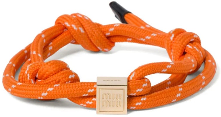 (W) Pulsera de Metal con Logo MIU MIU para Mujer - Naranja. 5IB5383L74F0049 Order (W) Pulsera de Metal con Logo MIU MIU para Mujer - Naranja. 5IB5383L74F0049