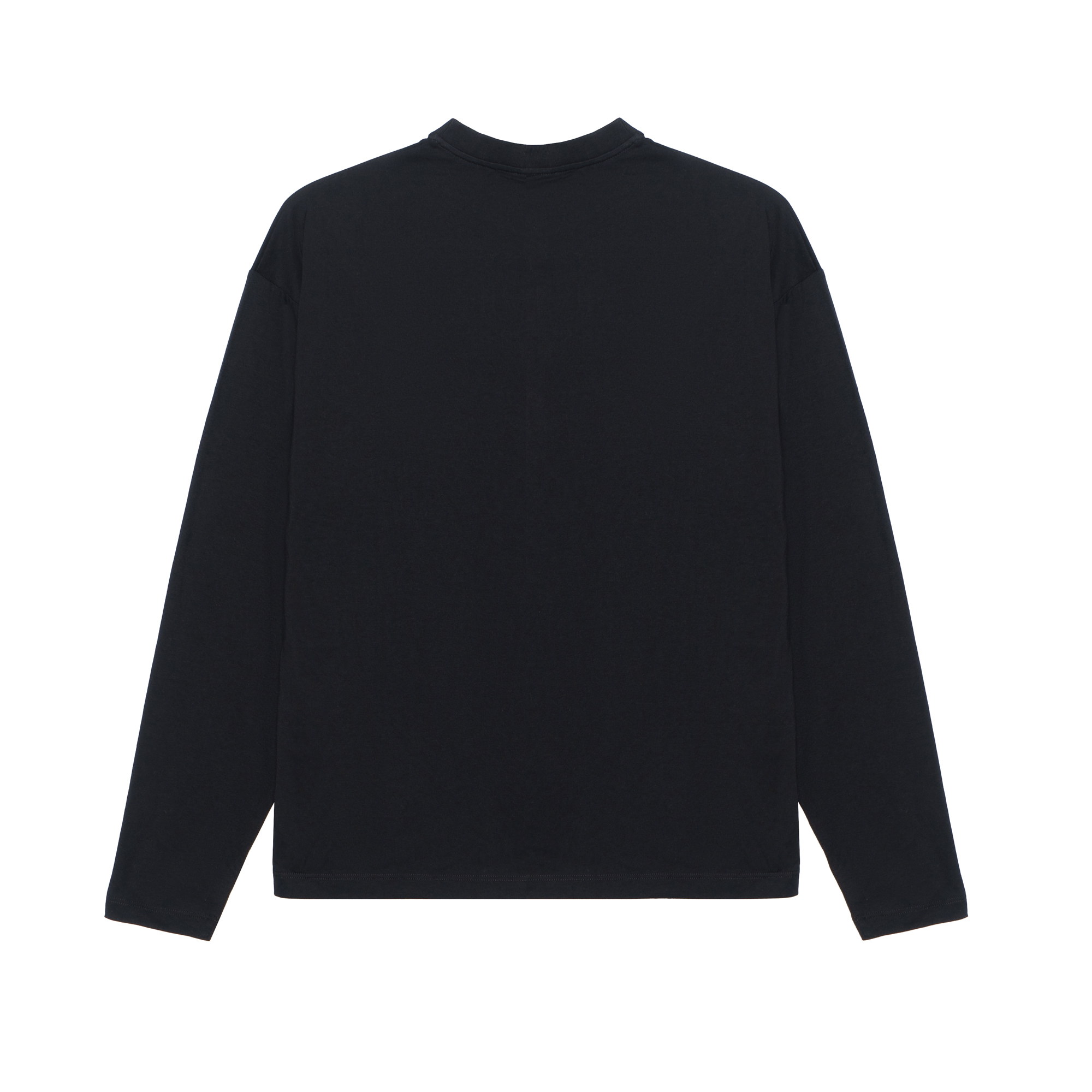 Lookbook (Women) MIU MIU Logo Print Crewneck Long Sleeve Casual T-Shirt Women’s Black. MJL862-1YXT-F0002-S-232