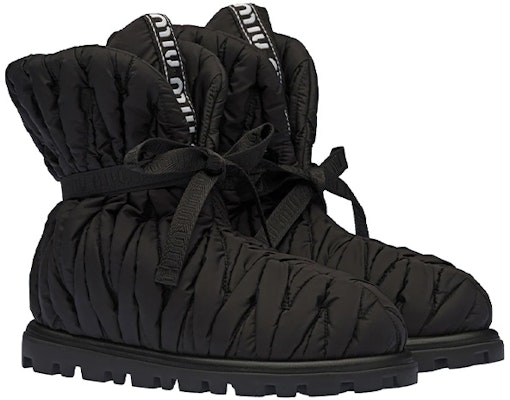 (W) MIU MIU But Hitam Tali Logo Print Ankle Boots 5U558D_89G_F0002_F_010 Order (W) MIU MIU But Hitam Tali Logo Print Ankle Boots 5U558D_89G_F0002_F_010