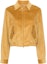 Buy (Women) MIU MIU Logo Zip-Up Collared Long Sleeve Jacket for Women - Yellow ML962-13I4-F0151-S-232