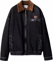 (Women) Miu Miu Long Sleeve Zip-Up Jacket GWB221-175P-F0002-S-OOO (Women) Miu Miu Long Sleeve Zip-Up Jacket GWB221-175P-F0002-S-OOO