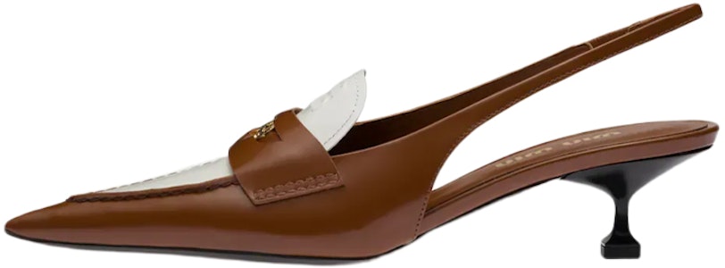 MIU MIU 低跟皮革涼鞋 女款 白棕色 Buy MIU MIU 低跟皮革涼鞋 女款 白棕色