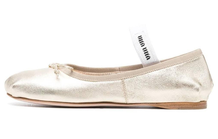 (Women) MIU MIU Low-Top Slip-On 'Mordore Gold Leather' 5F794D_3L3Y_F0846_F_A005