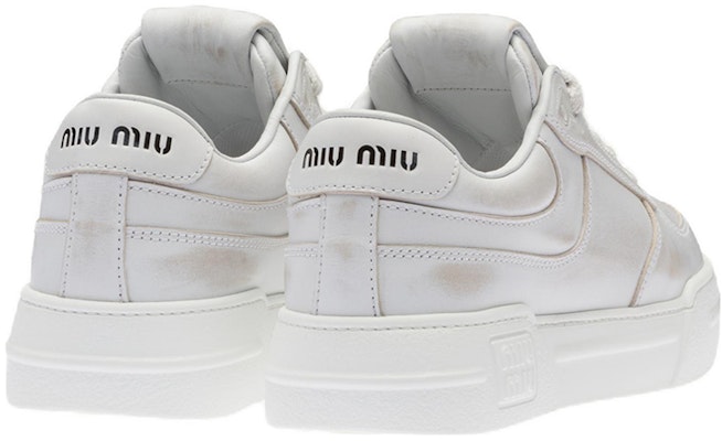 (W) MIU MIU 低帮复古款 '白色时尚' 5E892D_3G63_F0009_F_005 Shop (W) MIU MIU 低帮复古款 '白色时尚' 5E892D_3G63_F0009_F_005