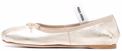 (Women) MIU MIU Low-Top Slip-On 'Mordore Gold Leather' 5F794D_3L3Y_F0846_F_A005 (Women) MIU MIU Low-Top Slip-On 'Mordore Gold Leather' 5F794D_3L3Y_F0846_F_A005