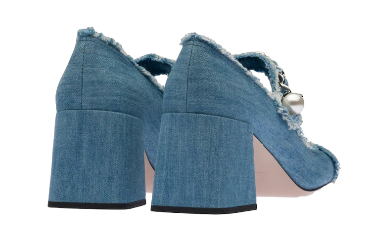 Shop (W) MIU MIU 玛丽珍鞋 '牛仔蓝' 5I700D_3F64_F0E93_F_065