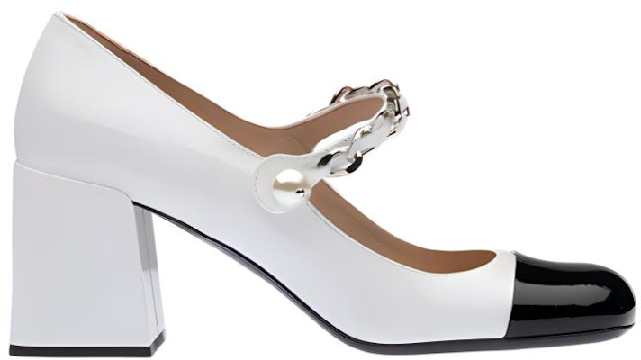 (Women) MIU MIU Mary Jane Pumps 'Black and White Patent Leather' 5I248D_ZAZ_F0964_F_A065 Order (Women) MIU MIU Mary Jane Pumps 'Black and White Patent Leather' 5I248D_ZAZ_F0964_F_A065
