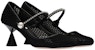(W) MIU MIU Mary Jane Pam 'Kristal Imitasi Hitam' 5I685D_099_F0002_F_065