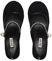 Shop (W) MIU MIU Sepatu Mary Jane 'Kristal Imitasi Hitam' 5I685D_099_F0002_F_065