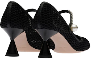 Purchase (W) MIU MIU Sepatu Mary Jane 'Kristal Imitasi Hitam' 5I685D_099_F0002_F_065