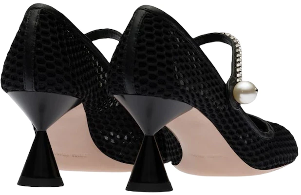 (W) MIU MIU Sepatu Mary Jane 'Kristal Imitasi Hitam' 5I685D_099_F0002_F_065 Purchase (W) MIU MIU Sepatu Mary Jane 'Kristal Imitasi Hitam' 5I685D_099_F0002_F_065
