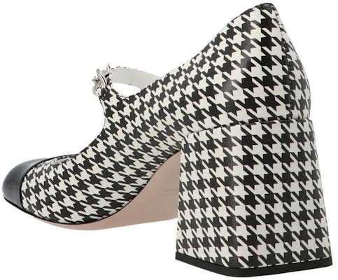 (Women) MIU MIU Mary Jane Pumps 'Houndstooth Black and White' 5I248D_3LKM_F0967 Shop (Women) MIU MIU Mary Jane Pumps 'Houndstooth Black and White' 5I248D_3LKM_F0967