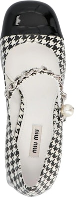 (Women) MIU MIU Mary Jane Pumps 'Houndstooth Black and White' 5I248D_3LKM_F0967 Purchase (Women) MIU MIU Mary Jane Pumps 'Houndstooth Black and White' 5I248D_3LKM_F0967