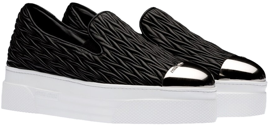(Women) MIU MIU Matelassé Slip-On Sneaker 'Black' 5S371D_88T_F0002_F_005 Lookbook (Women) MIU MIU Matelassé Slip-On Sneaker 'Black' 5S371D_88T_F0002_F_005