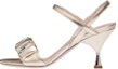 Buy (W) MIU MIU Sandal Kulit Biri-biri Metalik 'Pyrite' 5X352D_3L3Y_F0846_F_075
